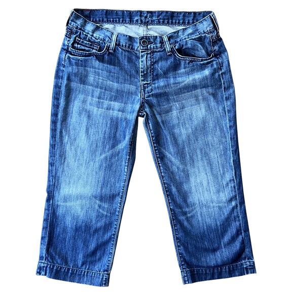 7 For All Mankind Dojo Cropped Jeans Women's 31X21 - Picture 1 of 8